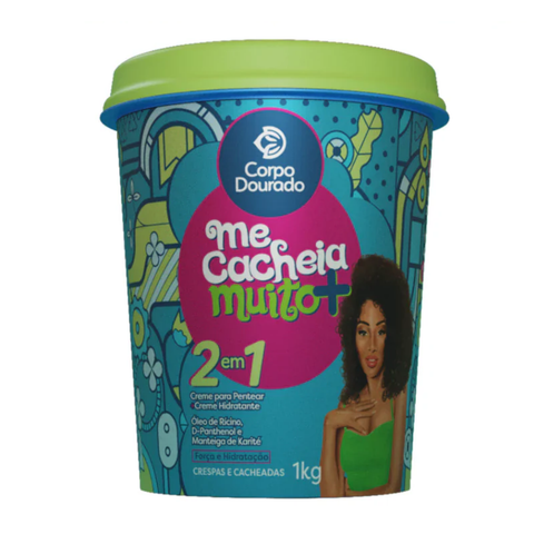 2-in-1 Styling and Moisturizing Cream for Curly Hair + Golden Body 1kg