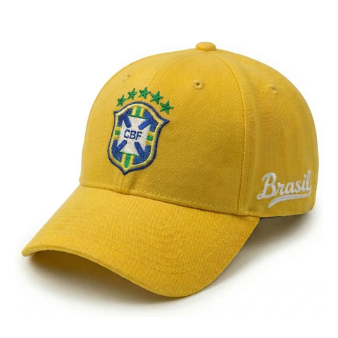 Boné Brasil Selecao Brasileira Copa Do Mundo 2026 Aba Curva.