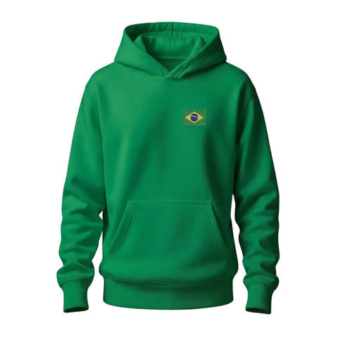 Moletom Canguru Brasil Copa Unissex Blusa De Frio Flanelado
