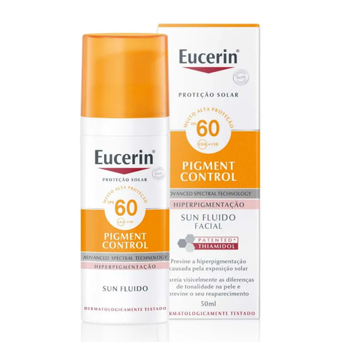Protetor Solar Facial Anti-Manchas Sun Pigment Control FPS60 50ml EUCERIN