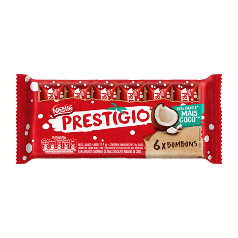 Nestlé Prestigio Chocolate 6un - Pack - 114g