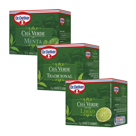 Dr. Oetker Green Tea - Flavors