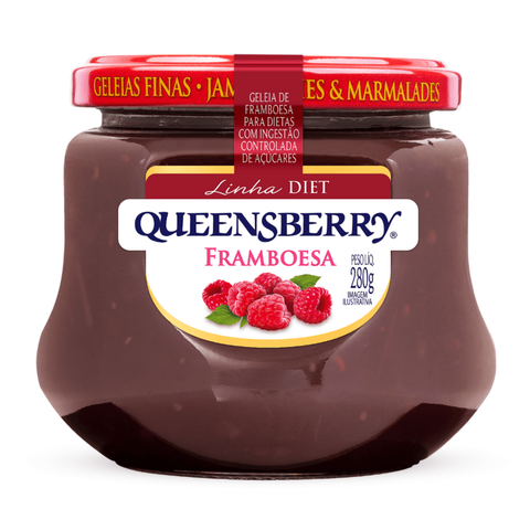 Queensberry Diet Raspberry Jam 280g