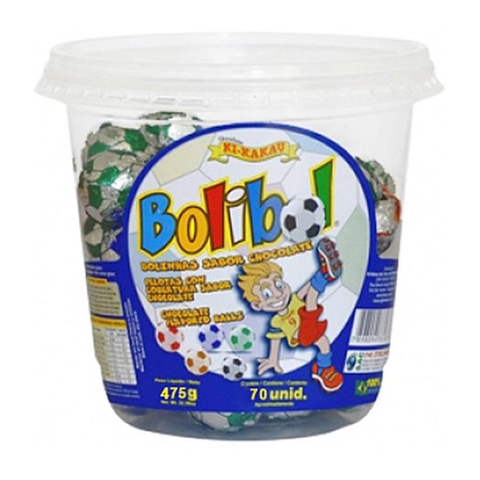 BOLINHA DE CHOCOLATE BOLIBOL POTE 475G KI-KAKAU