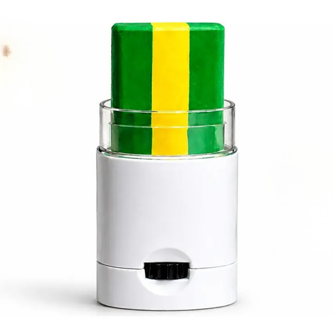 Tinta Facial Brasil Verde E Amarelo Bastao Copa 2026 Premium