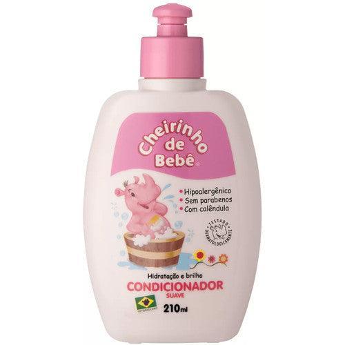 Condicionador Rosa Cheirinho de Bebe 210ml - MEUBRASILONLINE