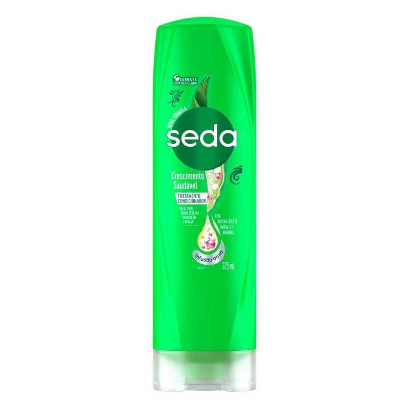 Condicionador Crescimento Saudavel Seda 325ml - MEUBRASILONLINE