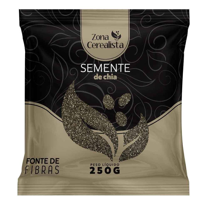 Semente de Chia Preta Zona Cerealista 250g