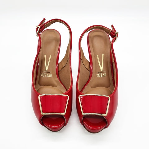 Vizzano 1840-321 Slingback Pump in Red Patent