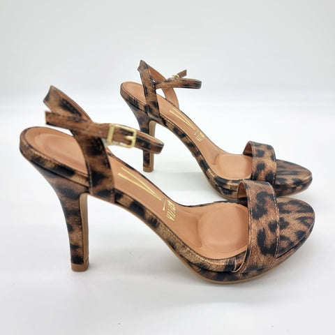 Vizzano 6210-1019 Sandalia de Tacón Alto en Multi Beige