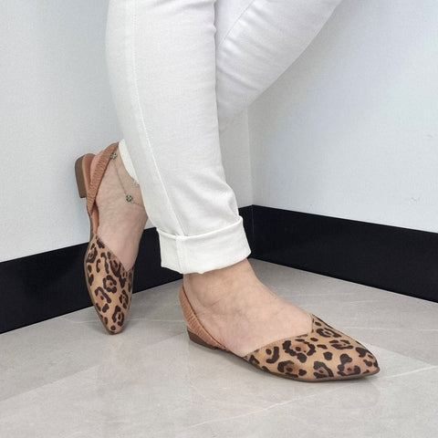 Beira Rio 4134-446 Multi Nude Slip-on Flat
