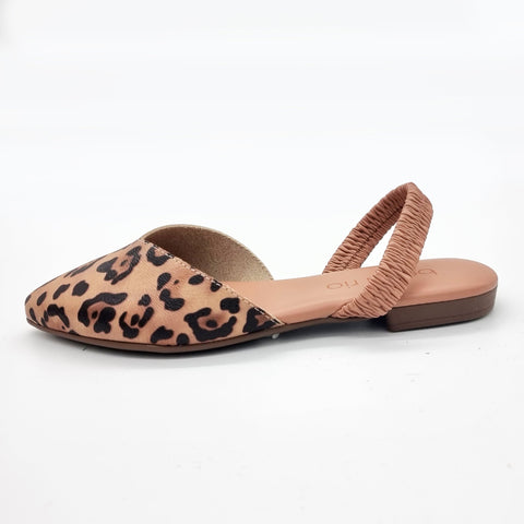 Beira Rio 4134-446 Multi Nude Slip-on Flat