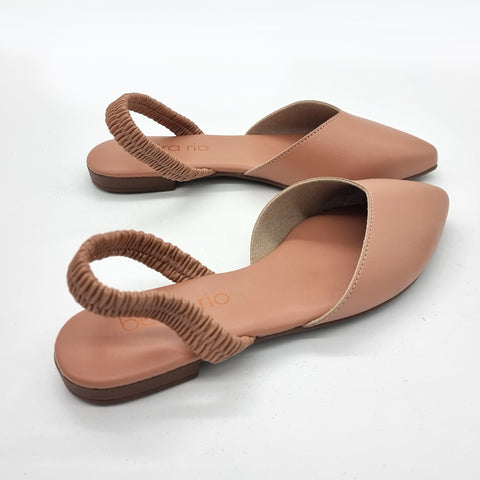 Beira Rio 4134-446 Mocasín Plano Nude