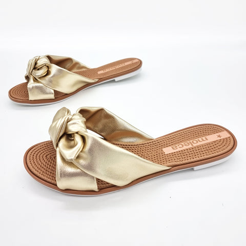 Moleca 5297-456 Slip-on Sandal in Gold