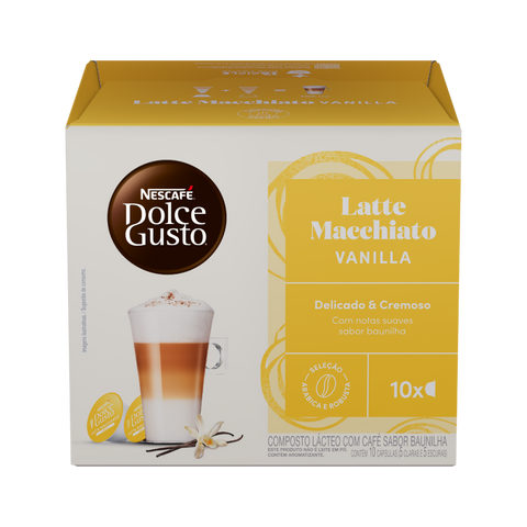 NESCAFÉ® DOLCE GUSTO Vanilla Latte Macchiato - 10 Capsulas