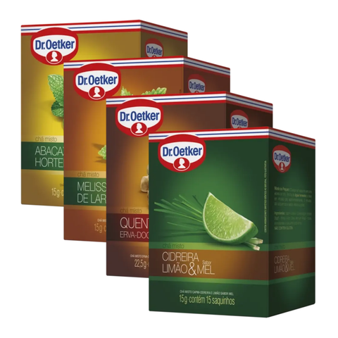 Herbal Tea Plus - 15 sachets - Dr. Oetker - Flavors
