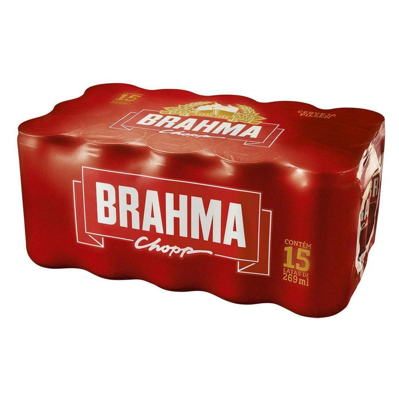 Cerveja Brahma Chopp Pilsen 269ml Lata Pack C/15