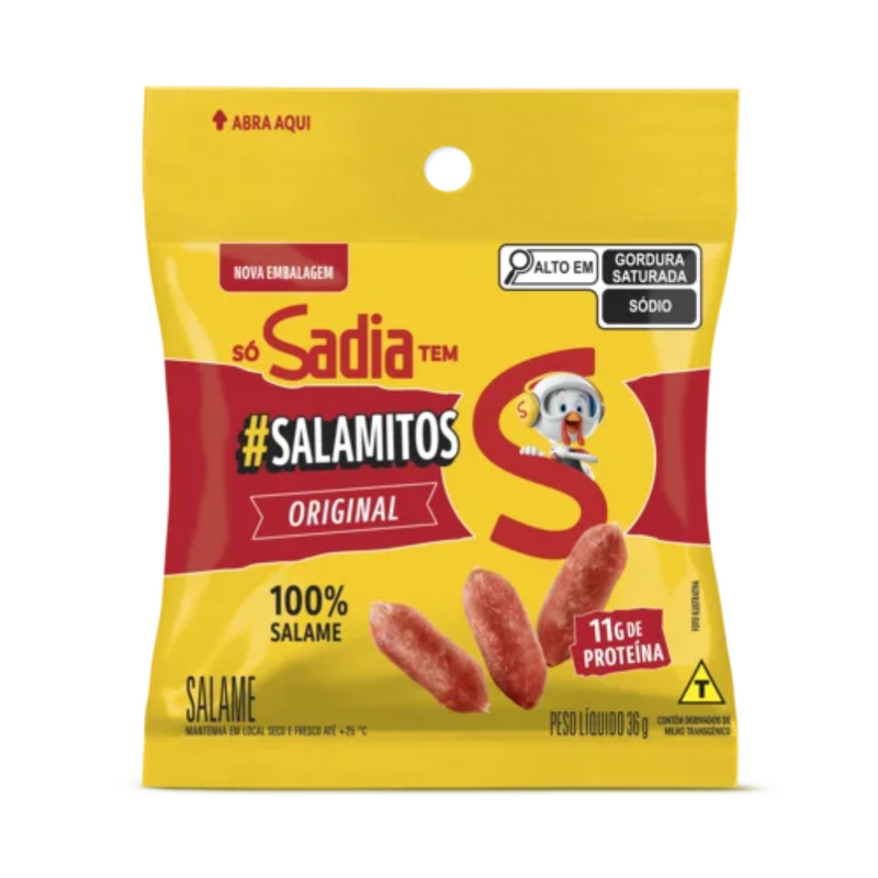 Snack Salamitos Tradicional Sadia 36g