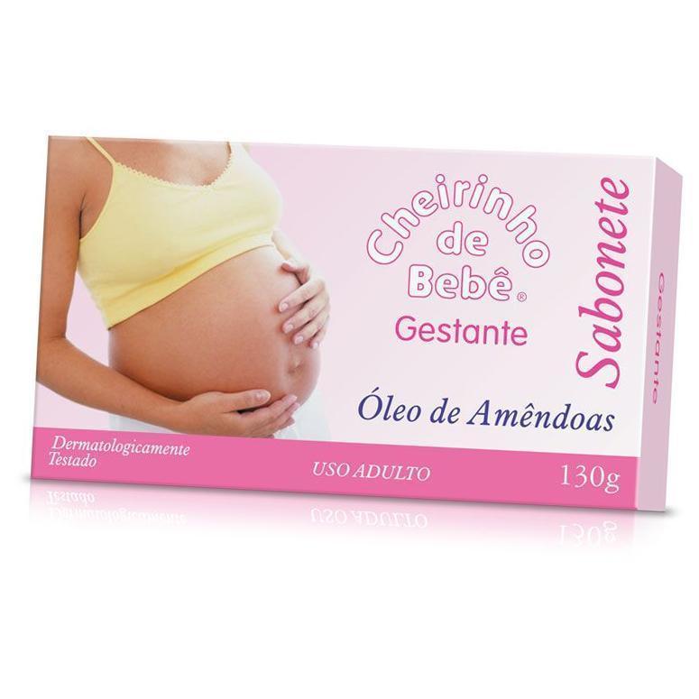 Sabonete Amendoas Gestante Cheirinho de Bebe 130g - MEUBRASILONLINE