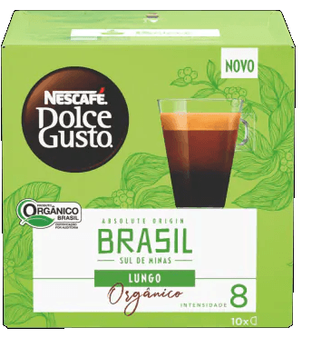 Café Brasil lungo orgânico 10 capsulas - MEUBRASILONLINE