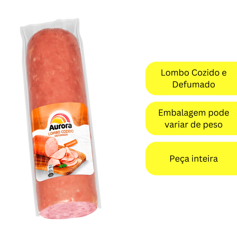 Lombo cozido defumado Aurora 700g