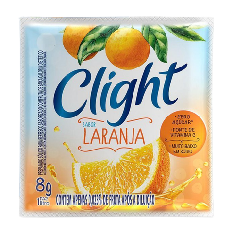 Refresco Em Pó Clight Laranja 15x8g