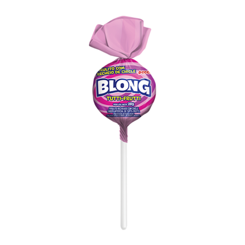 Blong Giant Bubble Gum Lollipops Tutti-Frutti 672g Peccin