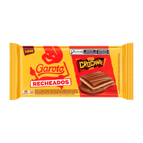 Chocolate Crocante Recheado Garoto 3x90g