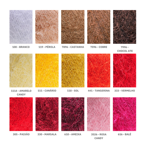 Barroco Decore Luxo Circulo Yarns 180m - Unit - Colors