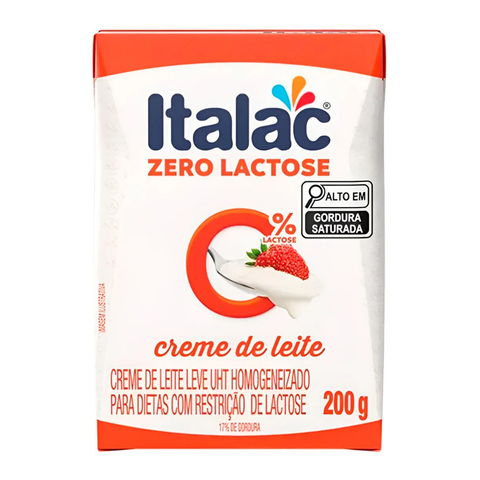 Light Cream, Lactose-Free, 200g, Italac