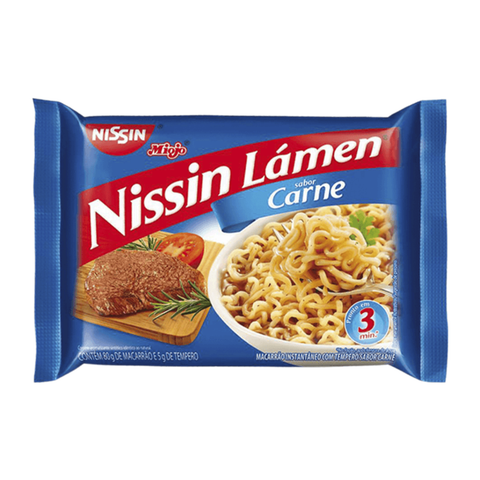 KIT 3 NISSIN MIOJO BEEF 80G