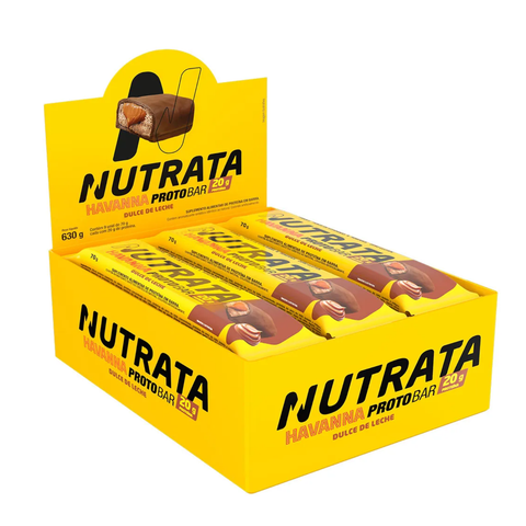 Barra de Proteina Havanna Doce de Leite Nutrata - Display 9x70g