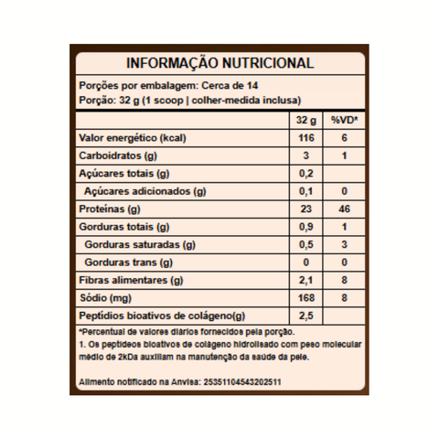 Puravida Collagen Protein 23g Cat's Tongue 450g