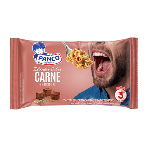 KIT 3 PANCO BEEF FLAVOR INSTANT NOODLES 85G