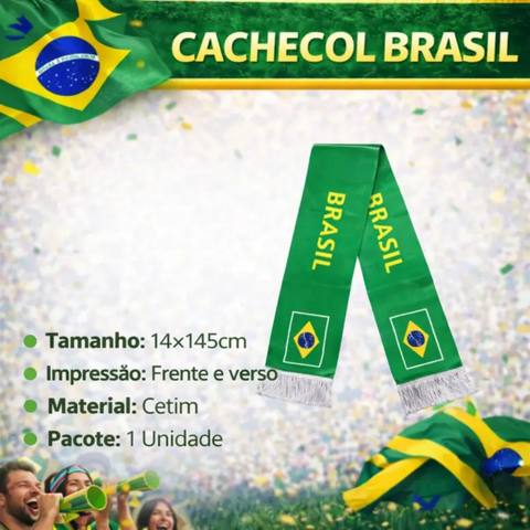 Kit Torcedor Acessórios Brasil Completo Jogos Copa Do Mundo