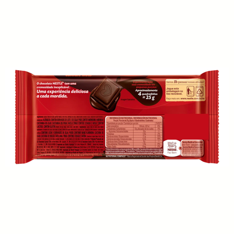 Chocolate Nestlé Meio Amargo Classic 40% Cacau 3x80g