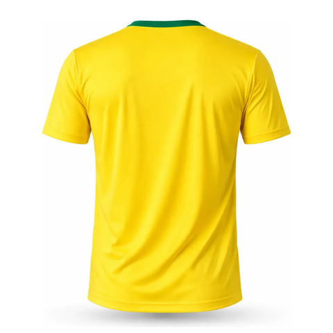 Camiseta Brasil Torcedor Malha Dry Fit