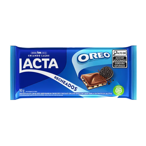 Chocolate lacta oreo recheado 3 X 90G