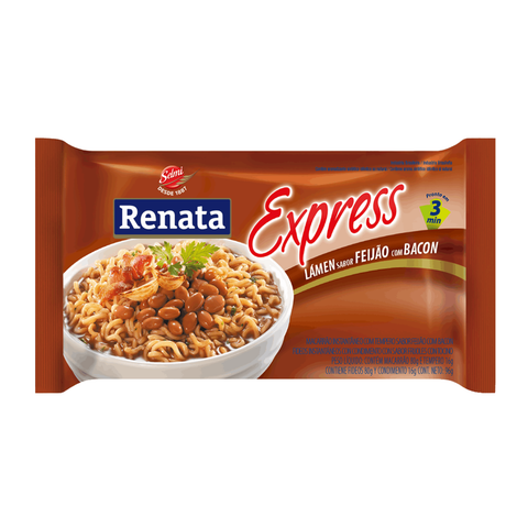 KIT 3 MIOJO RENATA FEIJÃO COM BACON 85G