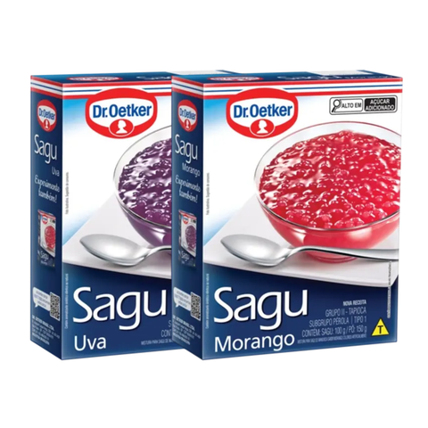 Dr. Oetker Grape Flavored Sago Mix 250g