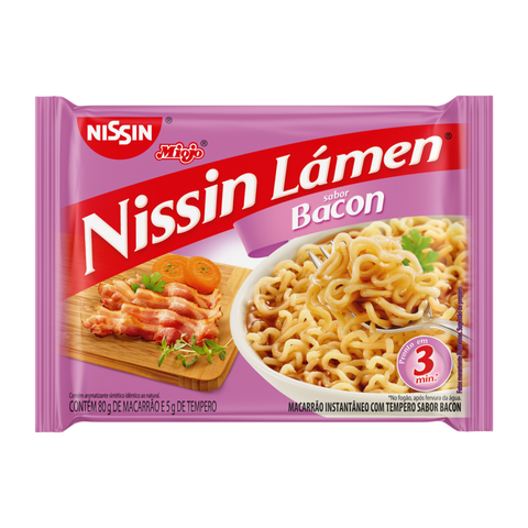KIT 3 MIOJO NISSIN BACON 85g
