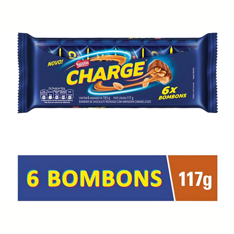 Nestlé Charge Chocolate 6un - Pack - 114g