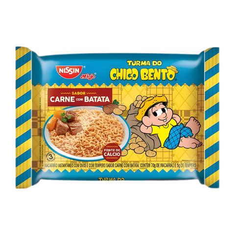 KIT 3 MIOJO BEEF WITH POTATOES TURMA DA MÔNICA 85G 