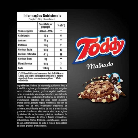 Cookies Toddy Malhado 133g