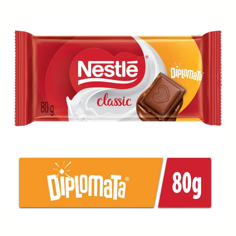 Milk Chocolate Classic Diplomata with Cashew Nuts 3x80g
