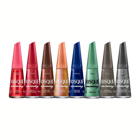 Esmaltes Risque - Kit 9 Coleção Chilli Beans 8ml