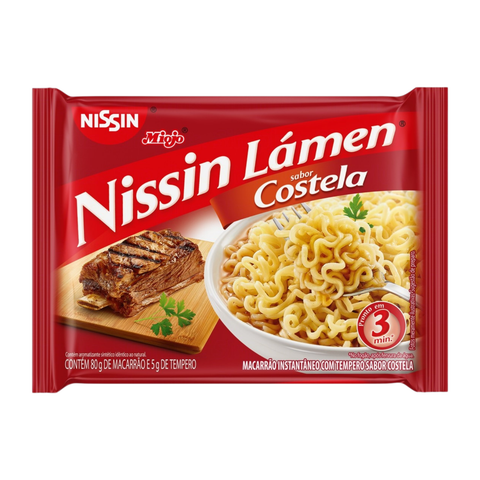 KIT 3 MIOJO NISSIN COSTELA 85G