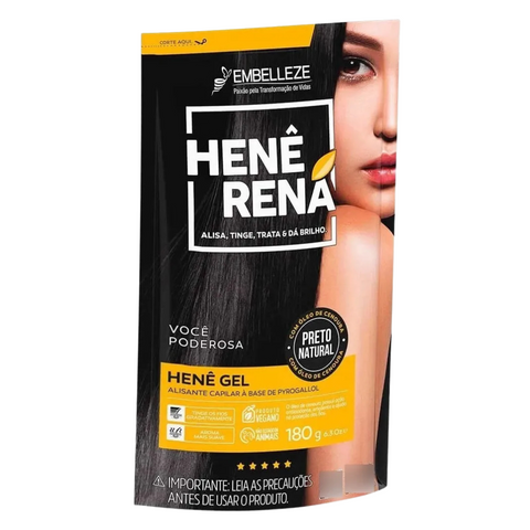 Henê Rená - Alisa, Tinge e Trata- Embelleze 180g