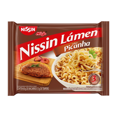 KIT 3 NISSIN PICANHA NOODLES 85G