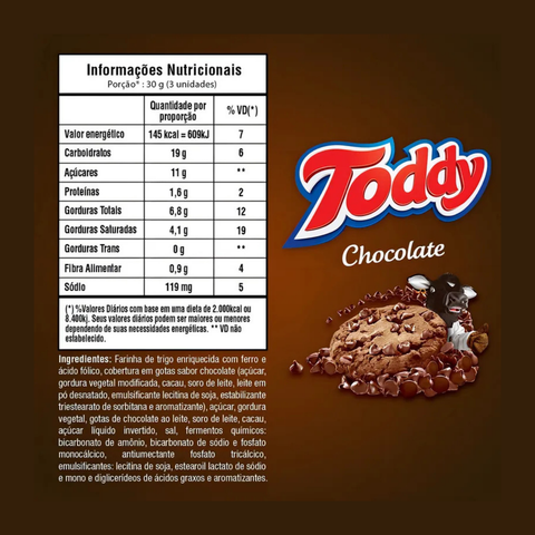 Cookies Toddy Chocolate 133g